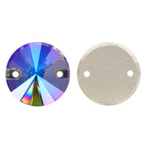 Black Diamond Shimmer Rivoli Shape High Quality Glass Sew-on Rhinestones WholesaleRhinestone